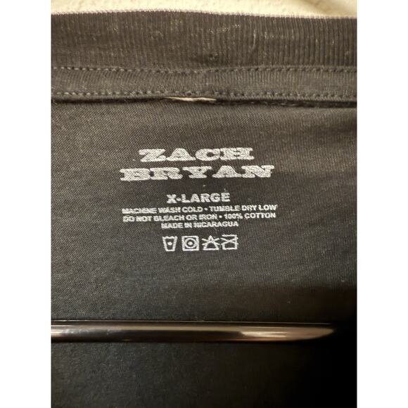 Zach Bryan Short Sleeve T-Shirt Men’s XLarge Tour Merchandise - Picture 5 of 8